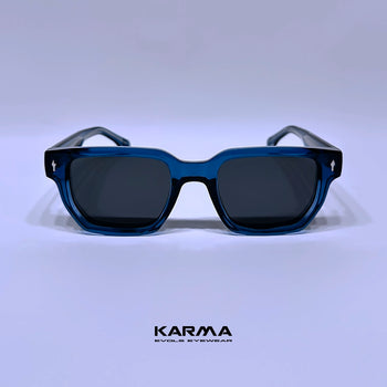 KARMA TRANSPARENT BLUE/BLACK