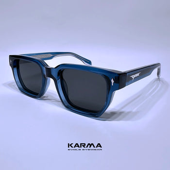 KARMA TRANSPARENT BLUE/BLACK