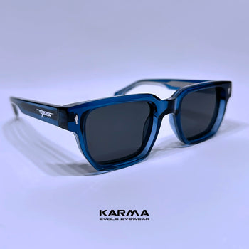 KARMA TRANSPARENT BLUE/BLACK