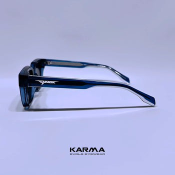 KARMA TRANSPARENT BLUE/BLACK