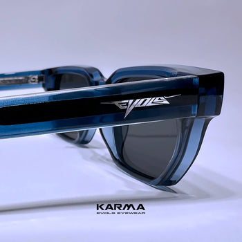 KARMA TRANSPARENT BLUE/BLACK