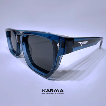 KARMA TRANSPARENT BLUE/BLACK