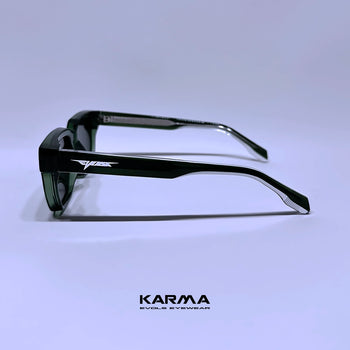 KARMA TRANSPARENT GREEN/BLACK