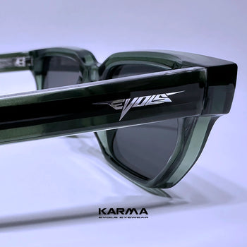 KARMA TRANSPARENT GREEN/BLACK