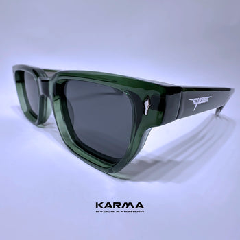 KARMA TRANSPARENT GREEN/BLACK