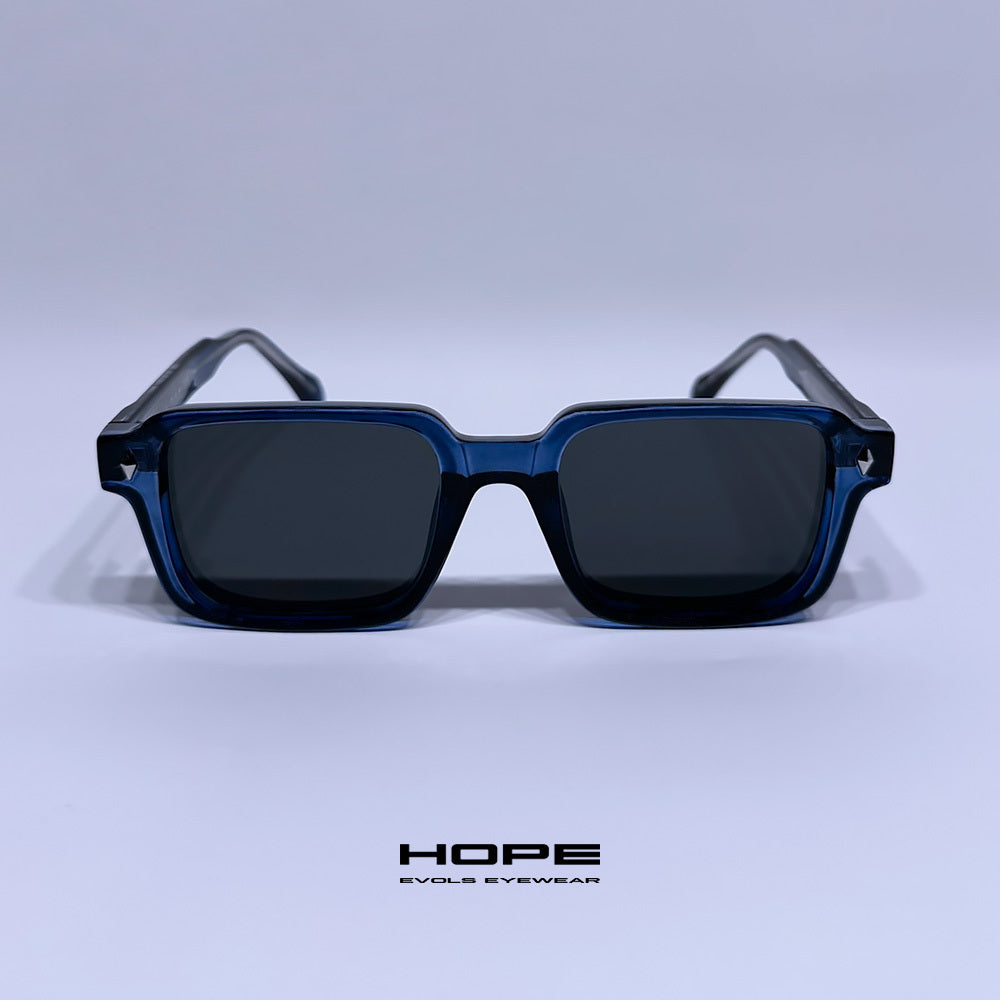 HOPE TRANSPARENT BLUE/BLACK - Evols 1