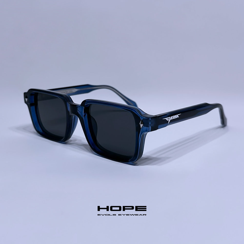 HOPE TRANSPARENT BLUE/BLACK - Evols 4