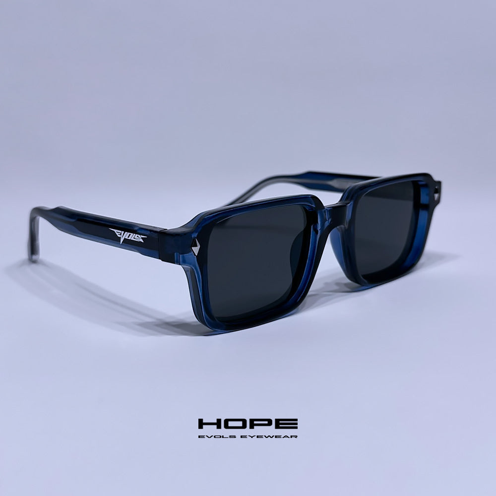 HOPE TRANSPARENT BLUE/BLACK - Evols 3