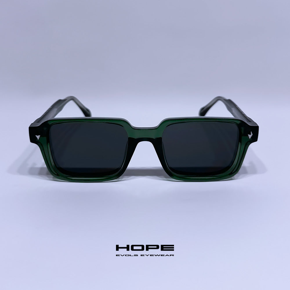 HOPE TRANSPARENT GREEN/BLACK - Evols 1