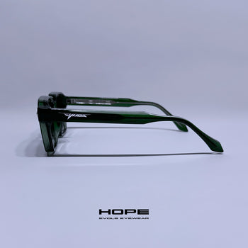 HOPE TRANSPARENT GREEN/BLACK - Evols 6