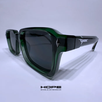 HOPE TRANSPARENT GREEN/BLACK - Evols 2
