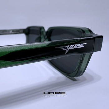 HOPE TRANSPARENT GREEN/BLACK - Evols 5