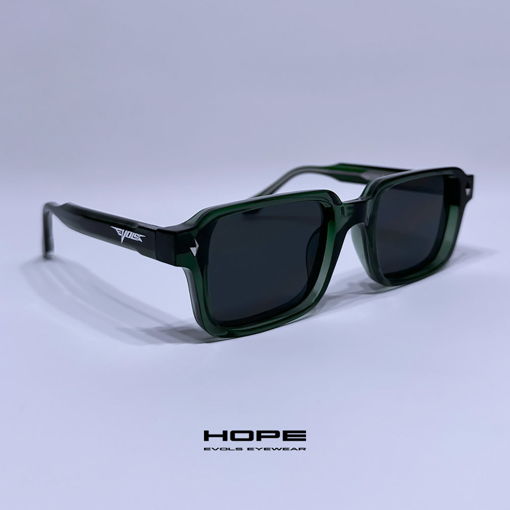 HOPE TRANSPARENT GREEN/BLACK - Evols 3