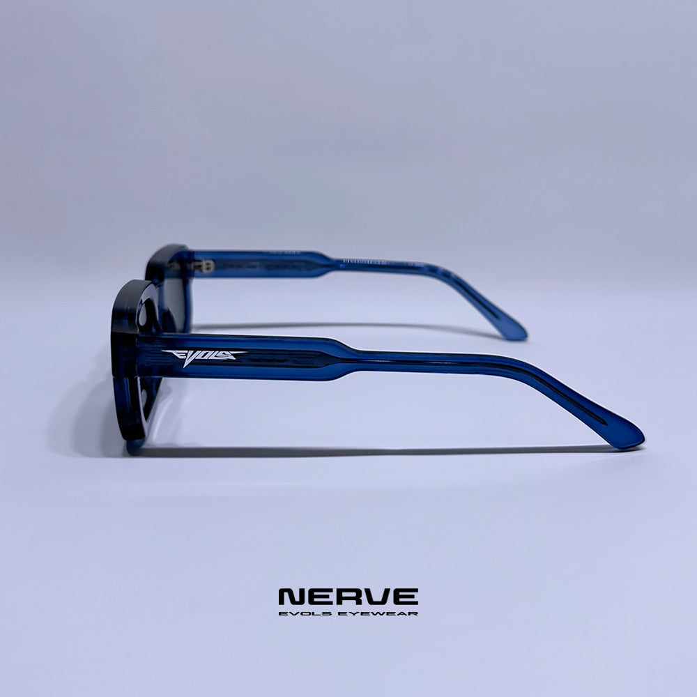 NERVE TRANSPARENT BLUE/BLACK - Evols 6