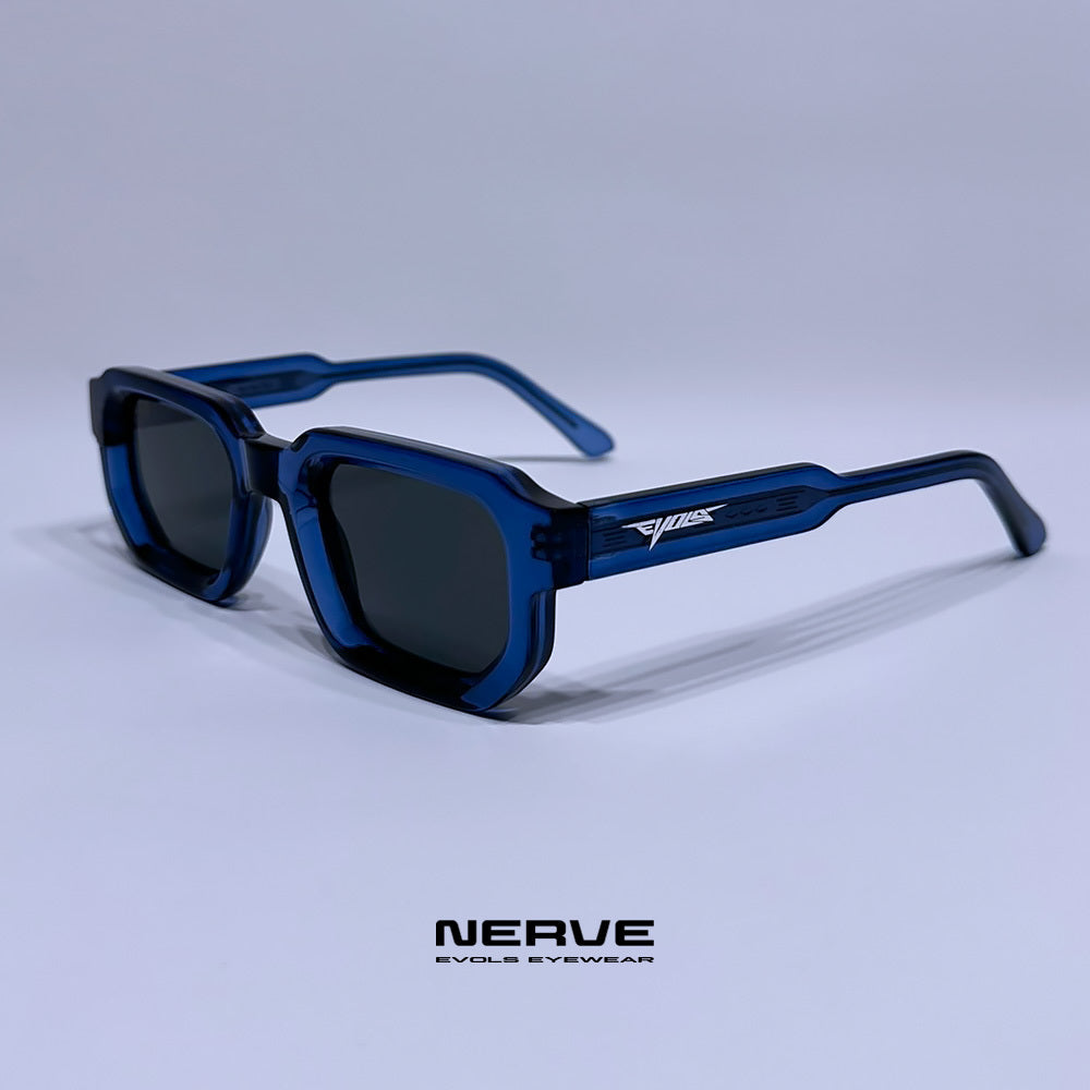 NERVE TRANSPARENT BLUE/BLACK - Evols 4