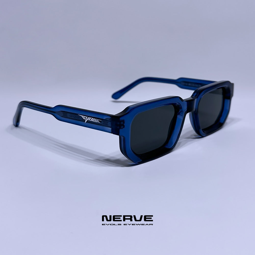 NERVE TRANSPARENT BLUE/BLACK - Evols 3
