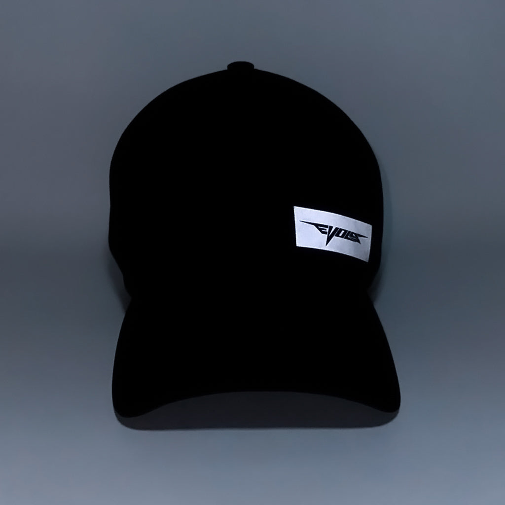 BONÉ FLEXFIT EVOLS BLACK REFLECTIVE - Evols 4