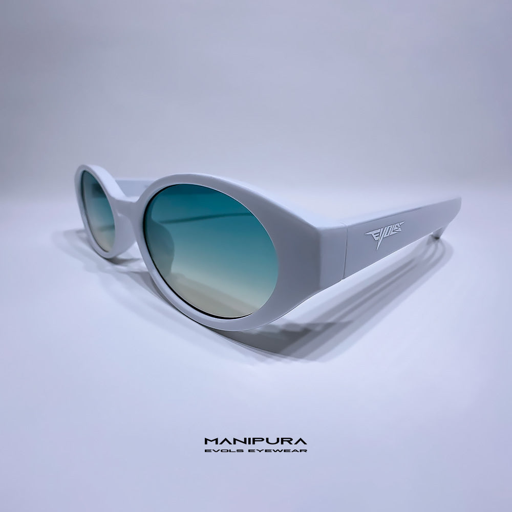 MANIPURA WHITE/GRADIENT GREEN YELLOW - Evols 2
