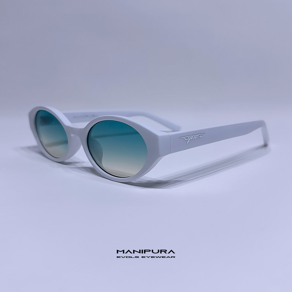 MANIPURA WHITE/GRADIENT GREEN YELLOW - Evols 5
