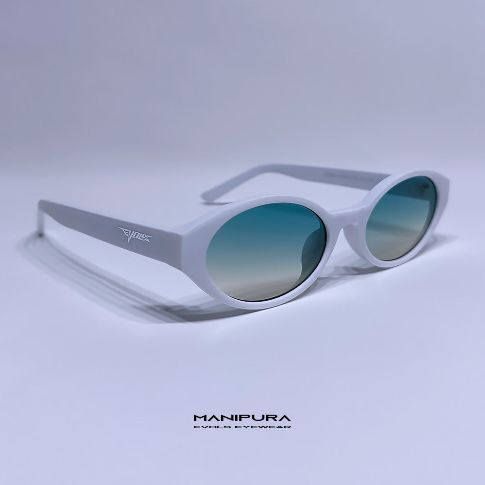 MANIPURA WHITE/GRADIENT GREEN YELLOW - Evols 3