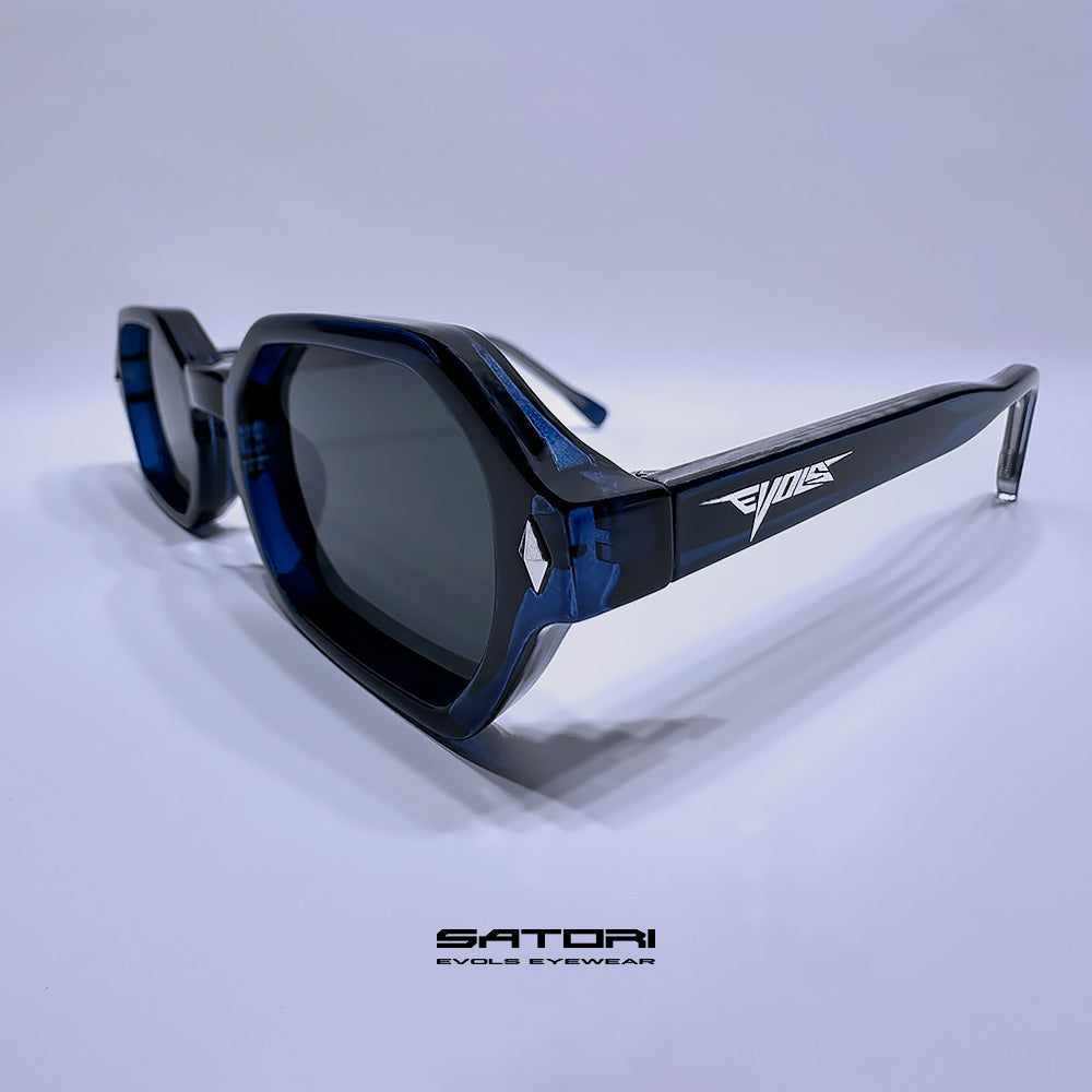SATORI TRANSPARENT BLUE/BLACK - Evols 3